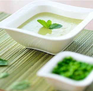 Zielona zupa krem